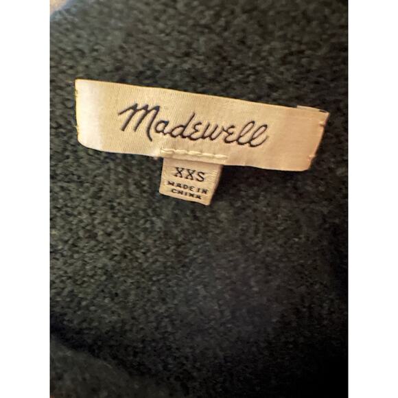 Madewell Green Alpaca and Merino Wool Blend Turtleneck Sweater, Size XXS - Picture 5 of 5